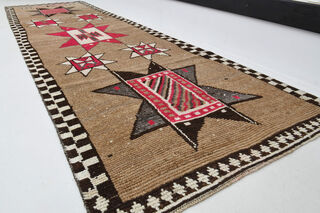 Vintage Turkish Runner Rug - Thumbnail