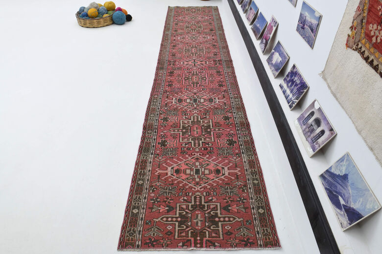 Persian Handwoven Vintage Runner Rug