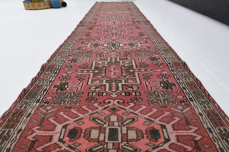 Persian Handwoven Vintage Runner Rug