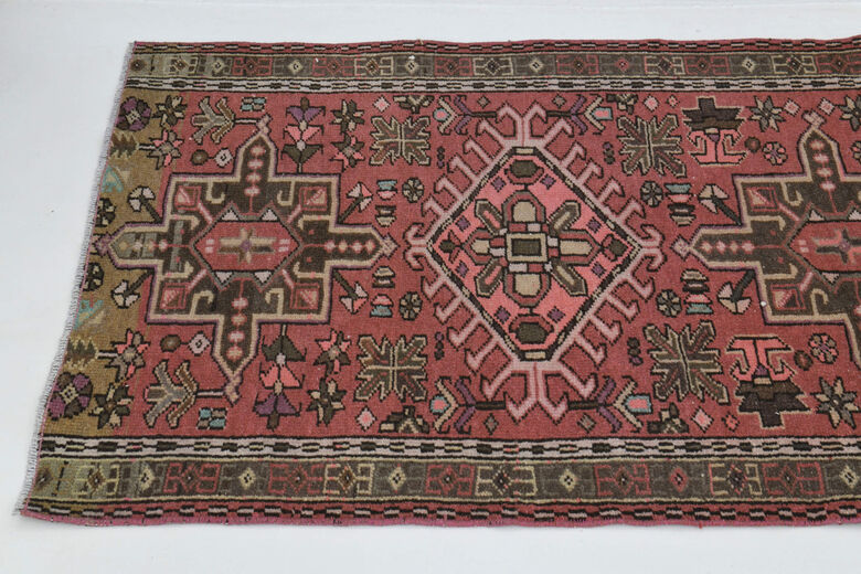 Persian Handwoven Vintage Runner Rug