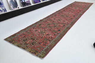 Persian Handwoven Vintage Runner Rug - Thumbnail