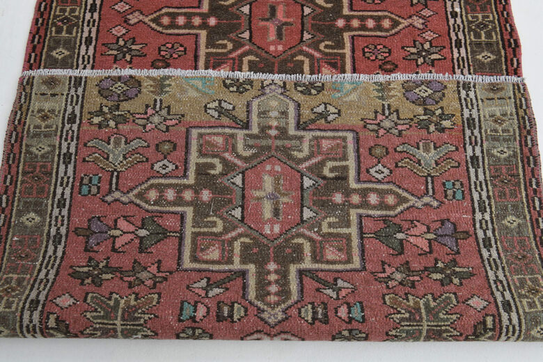 Persian Handwoven Vintage Runner Rug