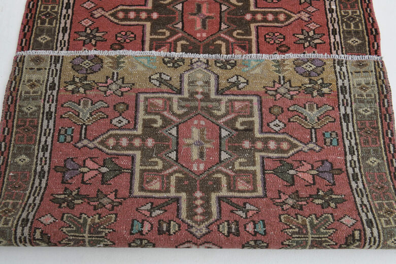 Persian Handwoven Vintage Runner Rug