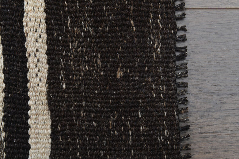 Turkish Striped Kilim Runner Rug