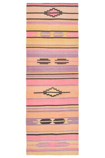 3x9 Turkish Kilim Runner Rug - Thumbnail