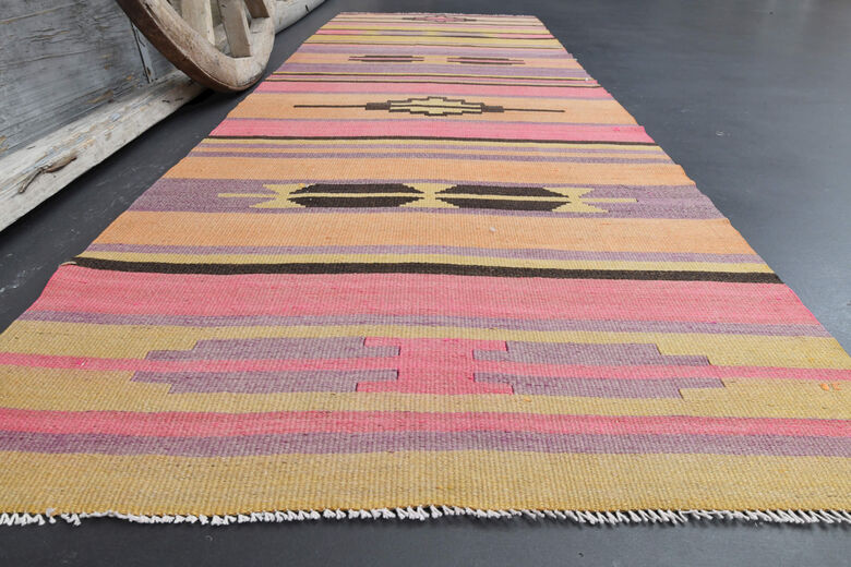 3x9 Turkish Kilim Runner Rug