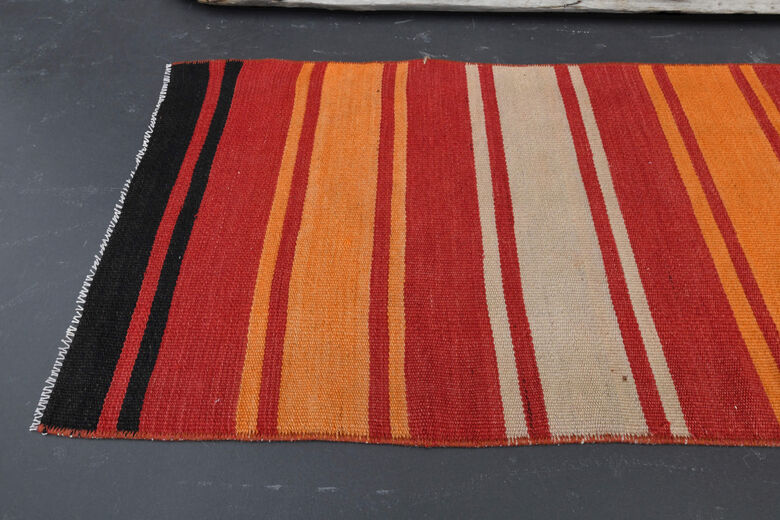 Long & Narrow - Turkish Kilim Runner Rug