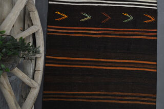 Turkish Kilim Runner Rug - Thumbnail