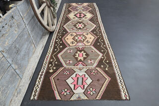 Mid-20th Century Flatweave Runner Carpet - Thumbnail