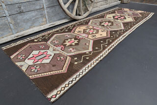 Mid-20th Century Flatweave Runner Carpet - Thumbnail