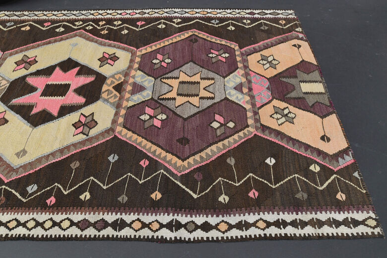 Mid-20th Century Flatweave Runner Carpet