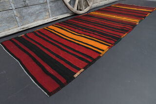 Striped Flatweave Runner - Thumbnail