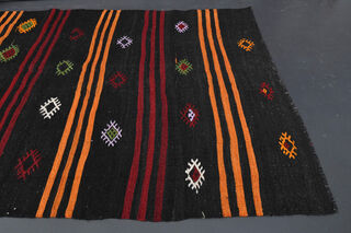 Turkish Kilim Wide Runner Rug - Thumbnail