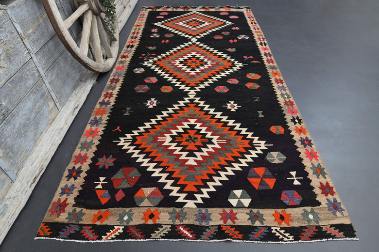 Vintage Flatweave Wide Runner