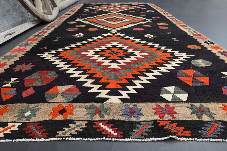 Vintage Flatweave Wide Runner