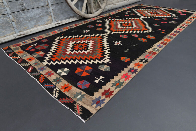 Vintage Flatweave Wide Runner