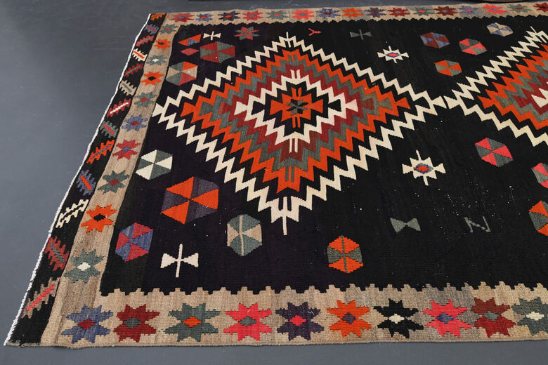 Vintage Flatweave Wide Runner