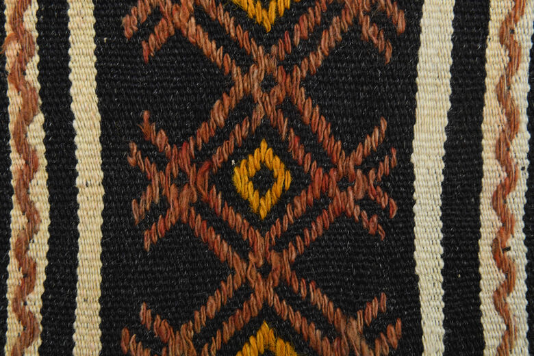 1970s Flatweave Kilim Runner Rug