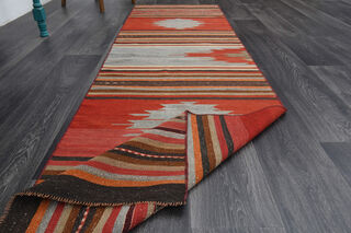 Turkish Kilim Runner Rug - Thumbnail