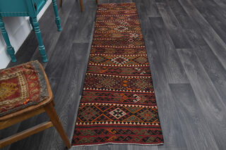 Turkish Kilim Runner Rug - Thumbnail