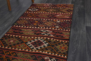 Turkish Kilim Runner Rug - Thumbnail