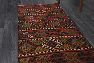 Turkish Kilim Runner Rug - Thumbnail