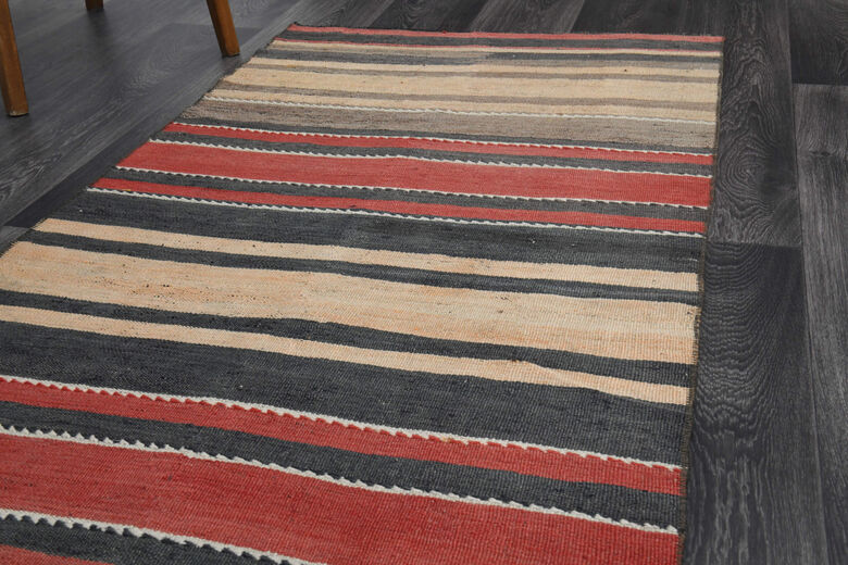 1960s Turkish Kilim Runner Rug