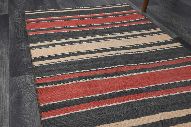 1960s Turkish Kilim Runner Rug