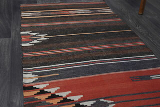 Turkish Kilim Runner Rug - Thumbnail