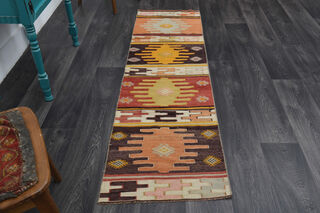 Turkish Kilim Runner Rug - Thumbnail