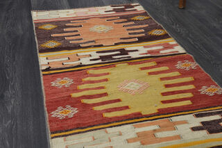 Turkish Kilim Runner Rug - Thumbnail