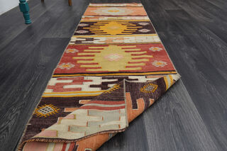 Turkish Kilim Runner Rug - Thumbnail