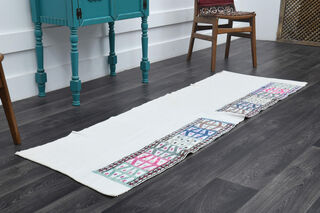 Boho Chic - White Vintage Runner - Thumbnail