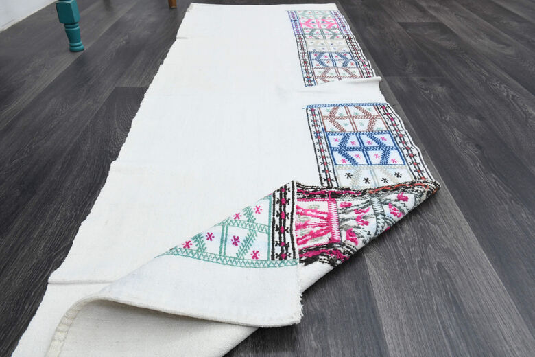 Boho Chic - White Vintage Runner