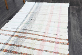 Boho Turkish Kilim Runner Rug - Thumbnail