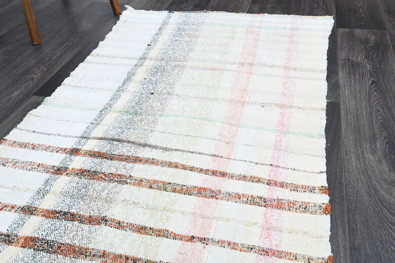 Boho Turkish Kilim Runner Rug