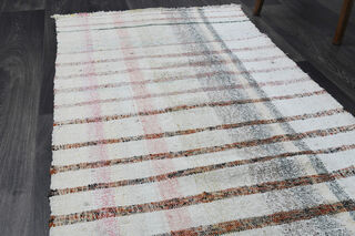 Boho Turkish Kilim Runner Rug - Thumbnail