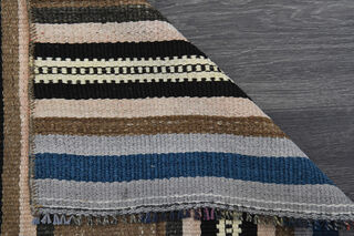 Vintage Turkish Kilim Runner Rug - Thumbnail