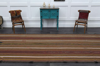 Wide & Long Striped Runner Rug - Thumbnail