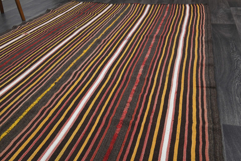 Wide & Long Striped Runner Rug