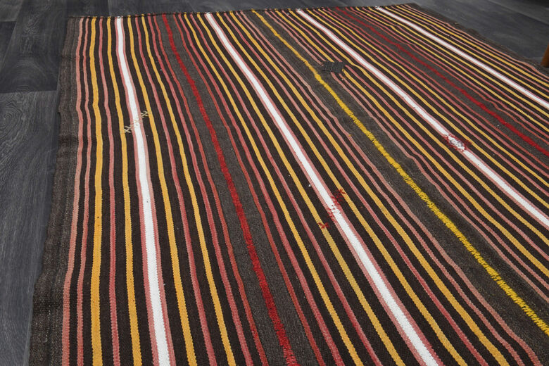 Wide & Long Striped Runner Rug