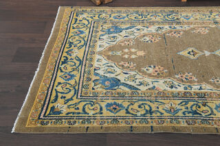 Tabriz Persian - Oriental Vintage Runner Rug - Thumbnail