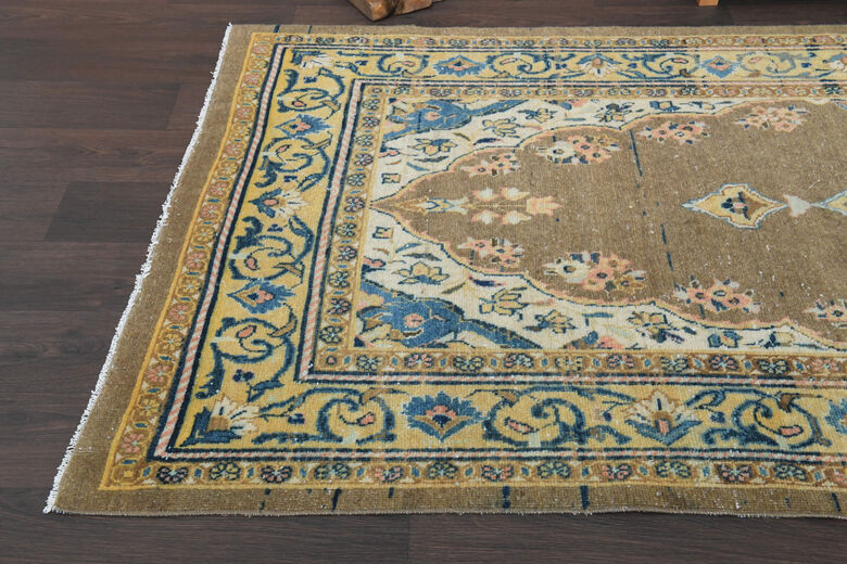 Tabriz Persian - Oriental Vintage Runner Rug