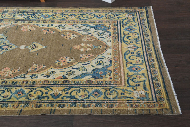 Tabriz Persian - Oriental Vintage Runner Rug