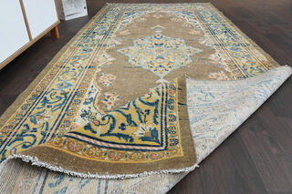 Tabriz Persian - Oriental Vintage Runner Rug - Thumbnail