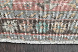 3'x12' Vintage Turkish Runner Rug - Thumbnail