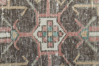 3'x12' Vintage Turkish Runner Rug - Thumbnail