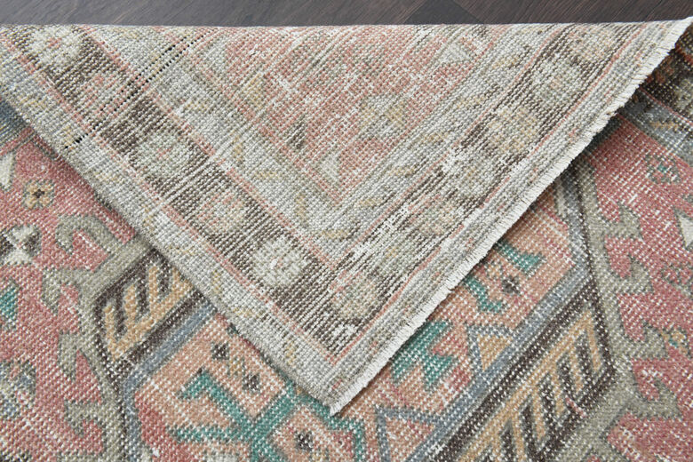 3'x12' Vintage Turkish Runner Rug