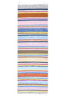 Striped Kilim Runner - Vintage Rug - Thumbnail