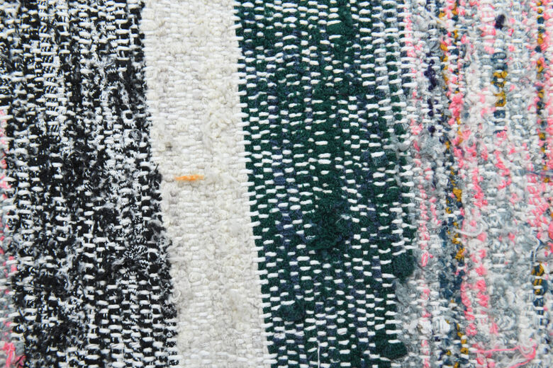 Fresh Colors - Vintage Kilim Runner Rug